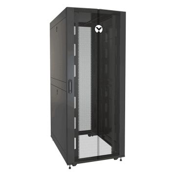 Vertiv VR3350SP rack 42U Vrijstaande rek Zwart, Transparant (VR3350SP) thumbnail