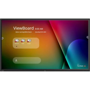 Viewsonic IFP9850-4 beeldkrant Interactief flatscreen 2,49 m (98") LCD Wifi 350 cd/m² 4K Ultra HD Zwart Touchscreen Type processor Android 9 (IFP9850-4) thumbnail
