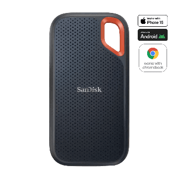 Western Digital SanDisk Extreme Portable SSD 1050MB/s 2T (SDSSDE61-2T00-G25) thumbnail