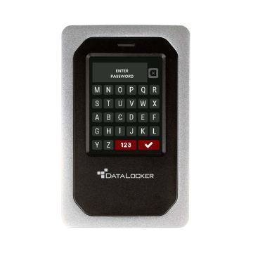 DataLocker DL4 FE externe harde schijf 1000 GB Aluminium, Zwart (DL4-1TB-FE) thumbnail