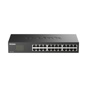 D-LINK SWITCH 24 PORTS RJ45 10/100 MBPS RACKABLE UNMANAGED (DES-1024D) thumbnail