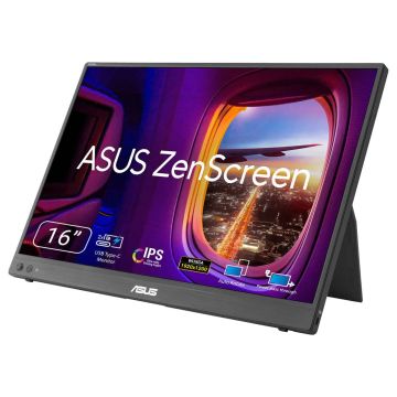 ASUS ZenScreen MB16FC computer monitor 40,6 cm (16") 1920 x 1200 Pixels WUXGA LCD Zwart (90LM0CB1-B01N71) thumbnail