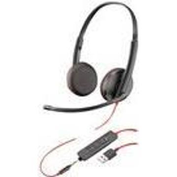 HP Poly Poly Blackwire 3225 - 3200 Series - Headset - On-Ear - kabelgebunden - USB, 3,5 mm Stecker (209747-22) (209747-22) thumbnail