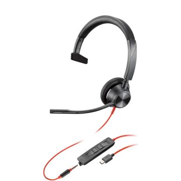 HP Poly Blackwire C3215 USB-C - headset (209750-101) thumbnail