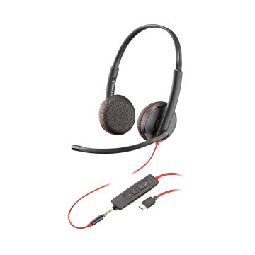 HP Poly Poly Blackwire C3225 Stereo USB-C Headset (80S04AA) thumbnail