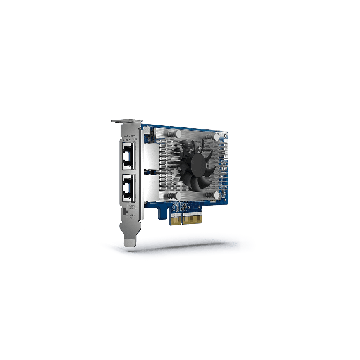 QNAP DUAL-PORT PCIE GEN3 X4 10GBE NBASE-T ADAPTER - LPB (QXG-10G2T-X710-LP) thumbnail
