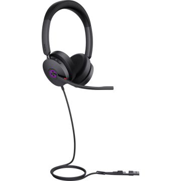 Yealink UH48 Dual UC USB-C/A Headset, Calls/Music, 169 g, Headset, Black (UH48 DUAL UC USB-C/A) (UH48 DUAL UC USB-C/A) thumbnail