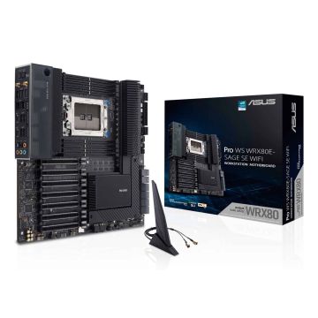 ASUS Pro WS WRX80E-SAGE SE WIFI II AMD WRX80 Socket sWRX8 Verlengd ATX (90MB1E60-M0EAY0) thumbnail