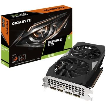 GIGABYTE GV-N1660OC-6GD videokaart NVIDIA GeForce GTX 1660 6 GB GDDR5 (GV-N1660OC-6GD) thumbnail