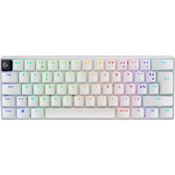 Logitech PRO X 60 LIGHTSPEED Wireless Gaming Keyboard (Tactile) - WHITE - FRA - CENTRAL-419 tba (920-011925) thumbnail