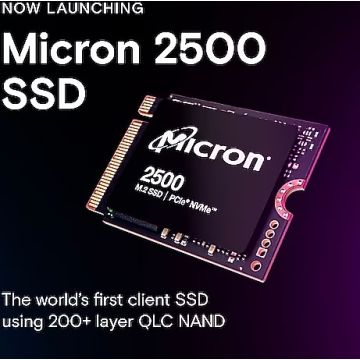 Micron 2500 512GB NVMe M.2 22x30mm SSD (MTFDKBK512QGN-1BN1AABYYR) thumbnail