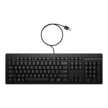 HP SPS-KEYBOARD HP 125 G2 WD USB ADR (P21347-F81) thumbnail