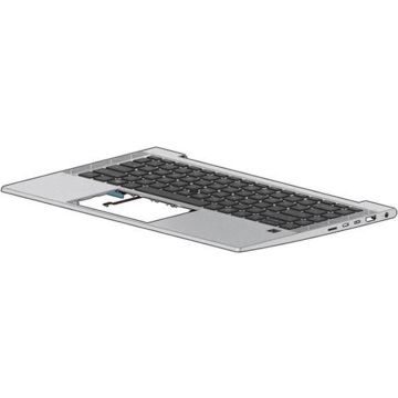 HP SPS-KEYBOARD ALU CP BL PVCY CS/SK (P37184-FL1) thumbnail