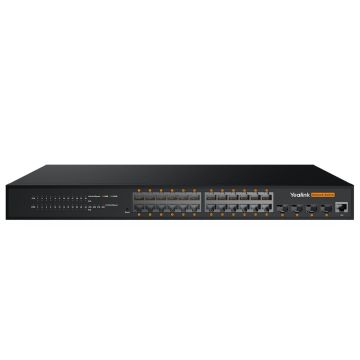 Yealink RCH240 Managed L2+ Gigabit Ethernet (10/100/1000) Power over Ethernet (PoE) Zwart (1303228) thumbnail