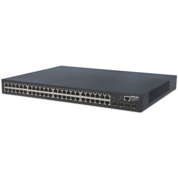 Intellinet 561334 netwerk-switch Managed L2 Gigabit Ethernet (10/100/1000) Zwart (561334) thumbnail