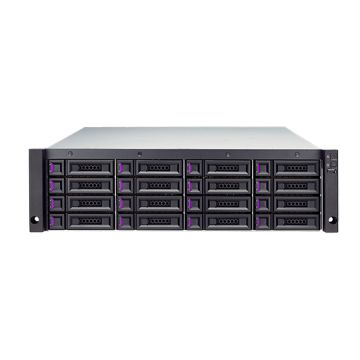 Qsan Technology XCubeDAS XD5316-D disk array Rack (3U) Zwart (XD5316D) thumbnail