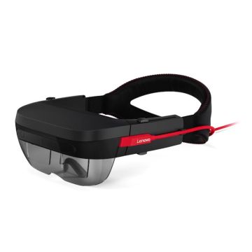 Lenovo ThinkReality A6 Op het hoofd gedragen beeldscherm (HMD) 380 g Zwart (20QLZ4V000) thumbnail