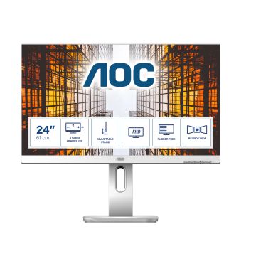 AOC P1 X24P1/GR computer monitor 61 cm (24") 1920 x 1200 Pixels WUXGA LED Grijs (X24P1/GR) thumbnail