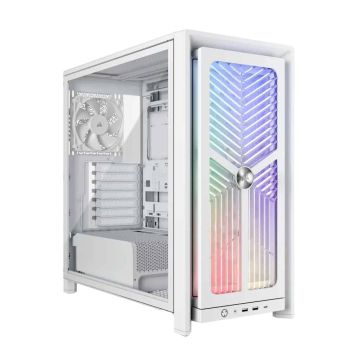 CORSAIR Geh Midi FRAME 4000X RS Mid-Tower, White (CC-9011303-WW) thumbnail