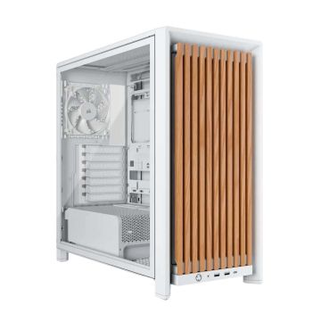 CORSAIR Geh Midi FRAME 4000D RS Wood Mid-Tower, White/Oak (CC-9011341-WW) thumbnail