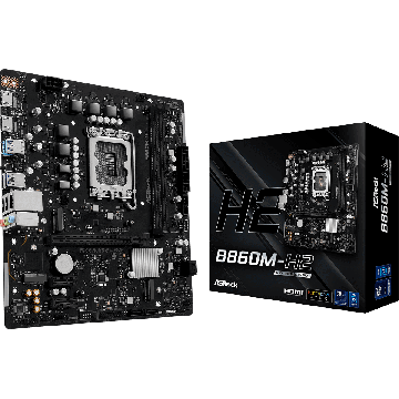 ASRock MB Sc LGA1851 B860M-H2 - Intel B860 - 2xDDR5 - 2xHDMI - mATX (B860M-H2) thumbnail