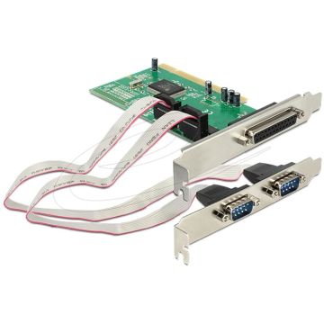 Delock YY IO Delock PCI Karte 2x seriell + 1x parallel (89004) thumbnail