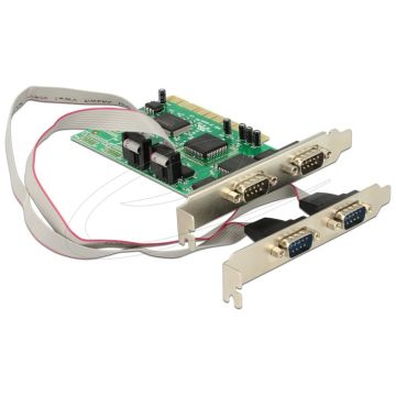 Delock YY IO Delock PCI Karte 4x seriell DB9 (89046) thumbnail