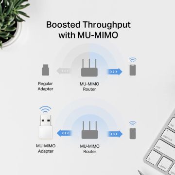 TP-Link MA30N Mercusys AC1300 Nano Wireless Dual Band USB Adapter (MA30N) thumbnail