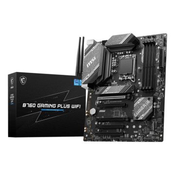 MSI B760 GAMING PLUS WIFI moederbord Intel B760 LGA 1700 ATX (B760 GAMING PLUS WIFI) thumbnail