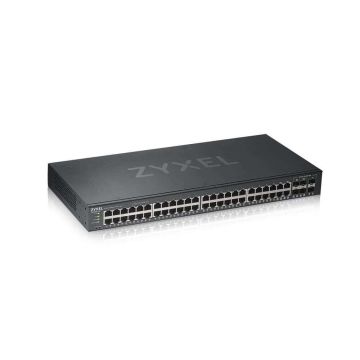 Zyxel GS1920-48V2 netwerk-switch Managed Gigabit Ethernet (10/100/1000) Zwart (GS1920-48V2) thumbnail