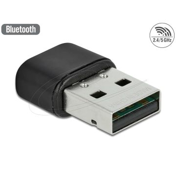 DELOCK Adapter BT 4.2 +Dualband WLAN ac/a/b/g/n 433 Mbps USB (61000) thumbnail