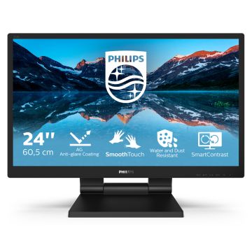 Philips 242B9TL/00 computer monitor 60,5 cm (23.8") 1920 x 1080 Pixels Full HD LCD Touchscreen Zwart (242B9TL/00) thumbnail