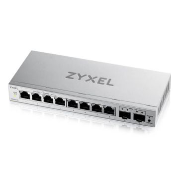 Zyxel GS1200-10v3 Managed L2 Gigabit Ethernet (10/100/1000) Desktop Grijs (GS120010V3EU0101F) thumbnail