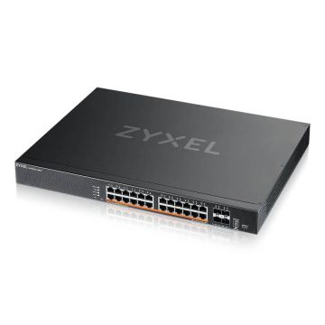 Zyxel XMG2230-28HP Managed L2/L3 2.5G Ethernet (100/1000/2500) Power over Ethernet (PoE) 1U Zwart (XMG223028HPZZ0101F) thumbnail
