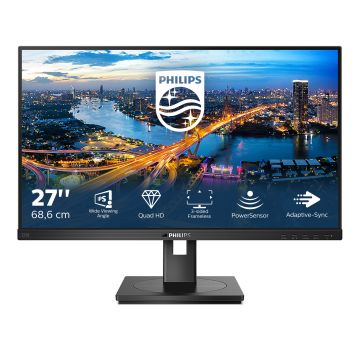 Philips B Line 275B1/00 computer monitor 68,6 cm (27") 2560 x 1440 Pixels 2K Ultra HD LCD Zwart (275B1/00) thumbnail