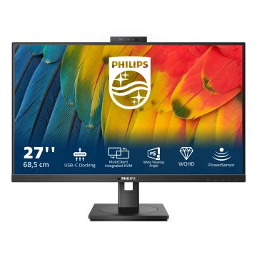 Philips 5000 series 27B1U5601H/00 computer monitor 68,6 cm (27") 2560 x 1440 Pixels Quad HD LCD Zwart (27B1U5601H/00) thumbnail