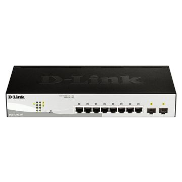 D-Link DGS-1210-10 netwerk-switch Managed L2 Gigabit Ethernet (10/100/1000) 1U Zwart, Grijs (DGS-1210-10) thumbnail