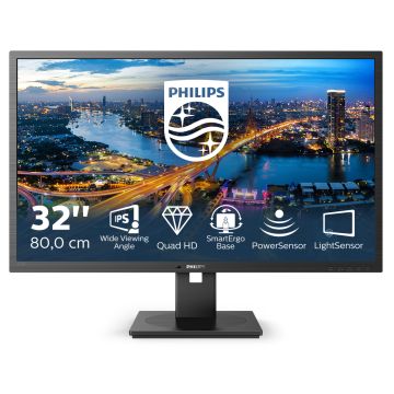 Philips B Line 325B1L/00 computer monitor 80 cm (31.5") 2560 x 1440 Pixels 2K Ultra HD LCD Zwart (325B1L/00) thumbnail
