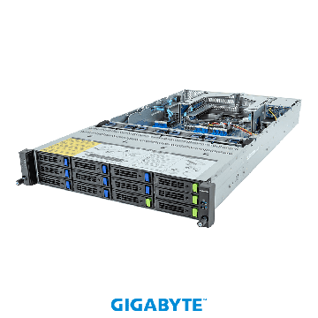 Gigabyte Server Gigabyte R283-Z91-ACV1 (Rev. 3.x) Rack Server 2U Dual Sockel SP5 6NR283Z91DR000ACV1 (6NR283Z91DR000ACV1) thumbnail