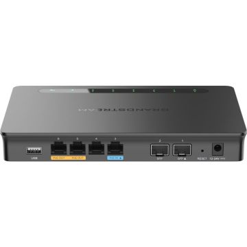 Grandstream Networks GWN7002, Ethernet WAN, 2.5 Gigabit Ethernet, Gigabit Ethernet, Black (GWN7002) thumbnail