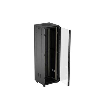 LANBERG FF01-6642-12B Lanberg free-standing rack 19 demounted flat pack 42U/600x600mm black (FF01-6642-12B) thumbnail