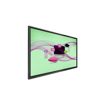 Philips Signage Solutions E-Line Digitale signage flatscreen 165,1 cm (65") ADS Wifi 350 cd/m² 4K Ultra HD Zwart Touchscreen Type processor Android 10