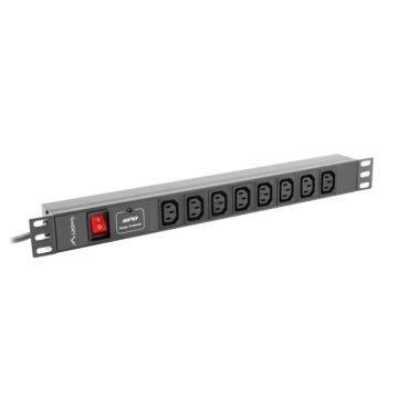 Lanberg PDU-08I-0200-C20-BK - strømstø (PDU-08I-0200-C20-BK) thumbnail