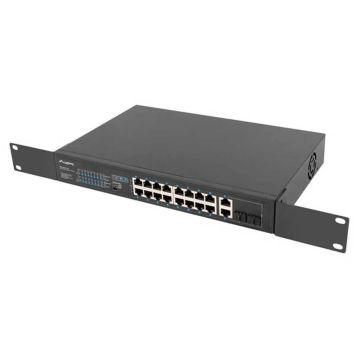 Lanberg SWITCH RACK 19 16X 100MB POE+2X COMBO GIGABIT 150W (RSFE-16P-2C-150) thumbnail