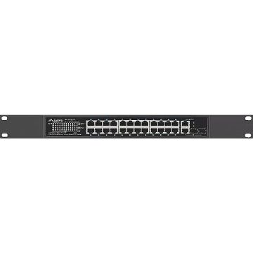 LANBERG Switch 24-Port 100MB PoE+/2x Combo Rack 19 250W (RSFE-24P-2C-250) thumbnail