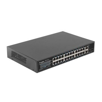 Lanberg Switch 24X 100MB DSP+2X Combo Rack 19 (RSFE-24P-2C-360) thumbnail