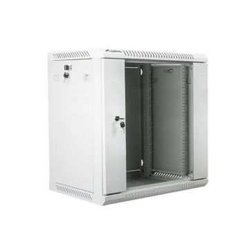 Lanberg Nástìnný rack 19'' 12U 600X450mm ?edý flat pack (WF01-6412-10S) thumbnail