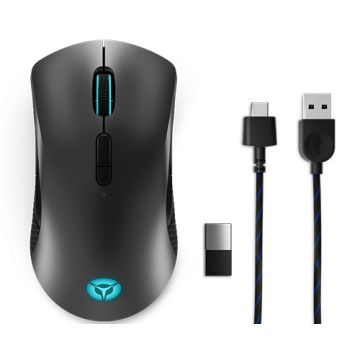 Lenovo Legion M600 Wireless Gaming muis Gamen Ambidextrous RF Wireless + Bluetooth + USB Type-A Optisch 16000 DPI (GY50X79385) thumbnail