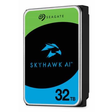 Seagate SkyHawk AI interne harde schijf 32 TB 512 MB 3.5" SATA III (ST32000VE000) thumbnail