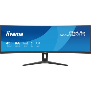 iiyama ProLite XCB4594DQSU-B1 computer monitor 113 cm (44.5") 5120 x 1440 Pixels Dual QHD LED Zwart (XCB4594DQSU-B1) thumbnail